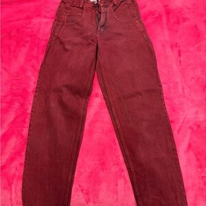 Guess Deep Red Denim Jeans